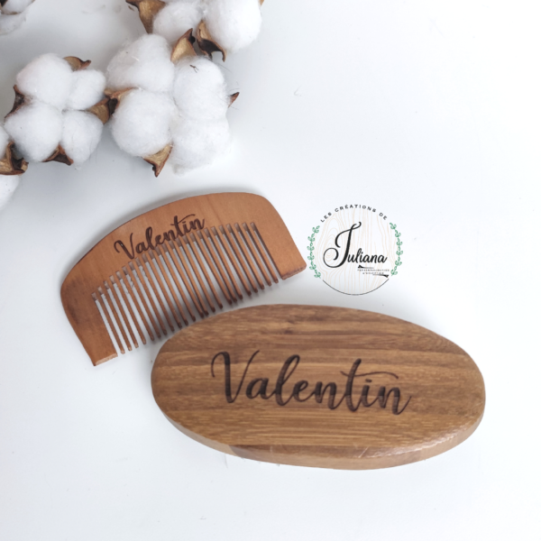 Set brosse & peigne à barbe