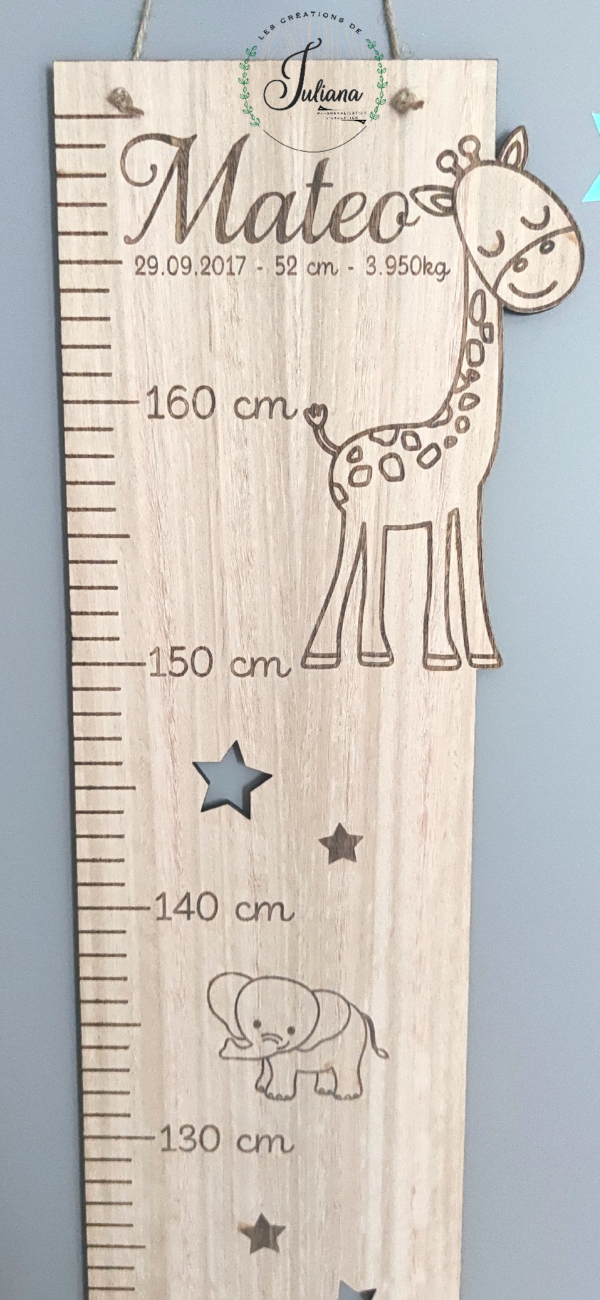 Toise personnalisée "Animaux" – Image 3