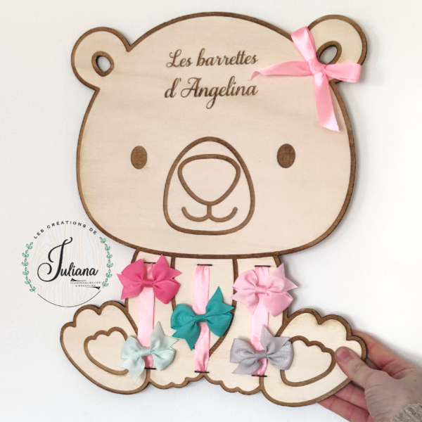 Porte-Barrettes Ourson – Image 3