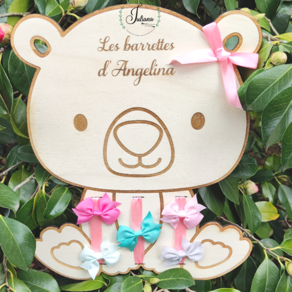Porte-Barrettes Ourson
