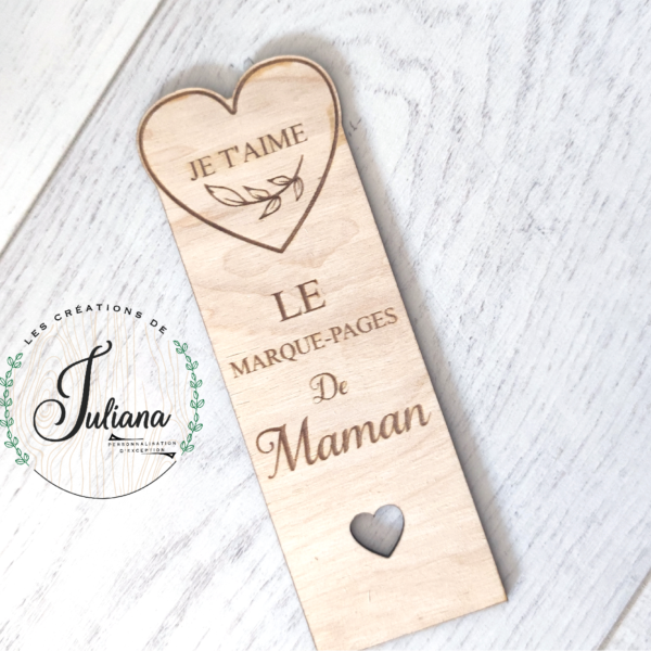 Marque-pages "Je t'aime"