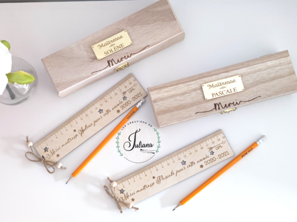 Plumier, Règle & crayon "Spécial Maîtresse"