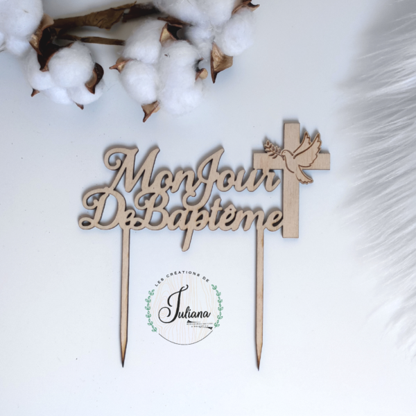 Topper Cake "Mon Jour de Baptême" – Image 2