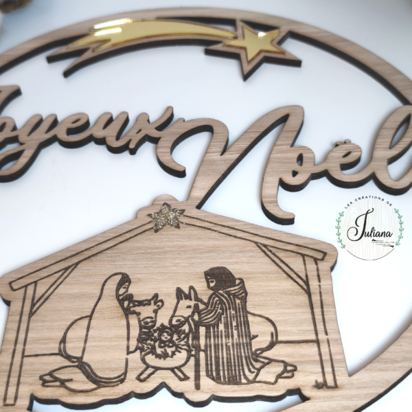 Décoration murale "Crèche de Noël" – Image 2