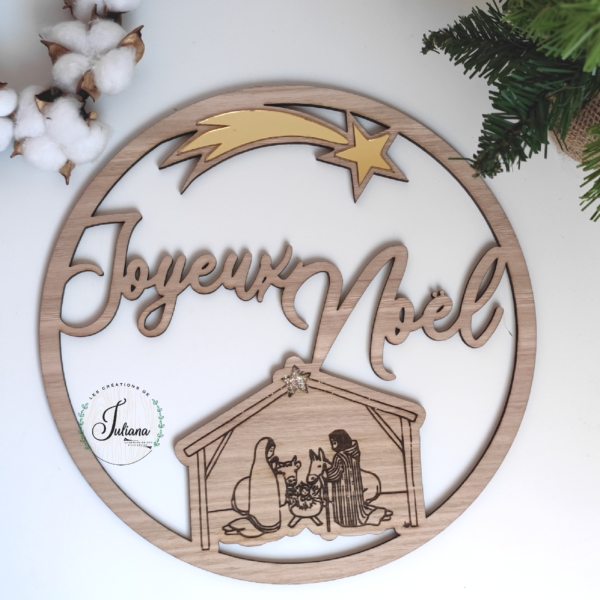 Décoration murale "Crèche de Noël"