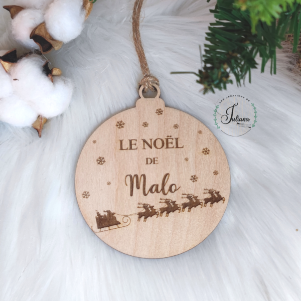 Boule de Noël "Le noël de"