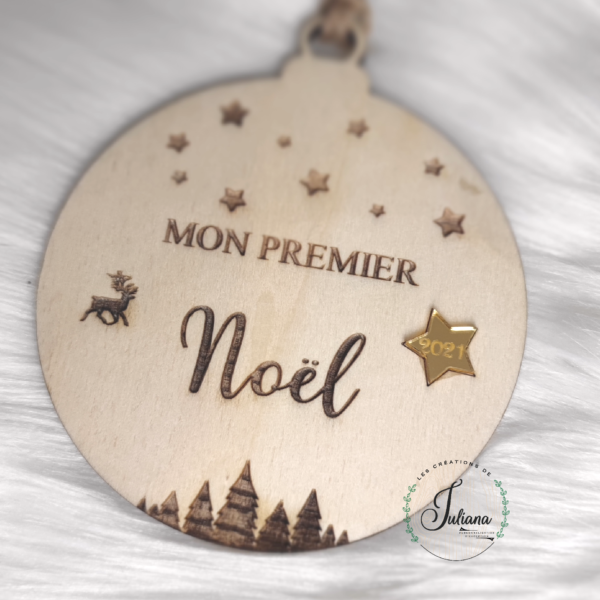 Boule de Noël "Mon 1er noël 2022" – Image 2
