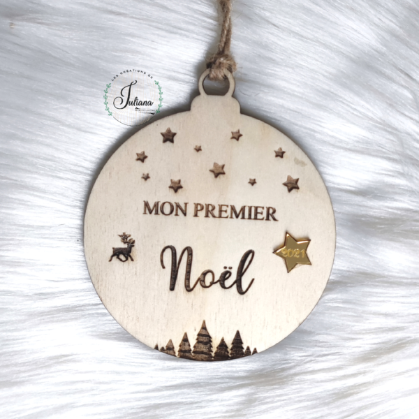 Boule de Noël "Mon 1er noël 2022"