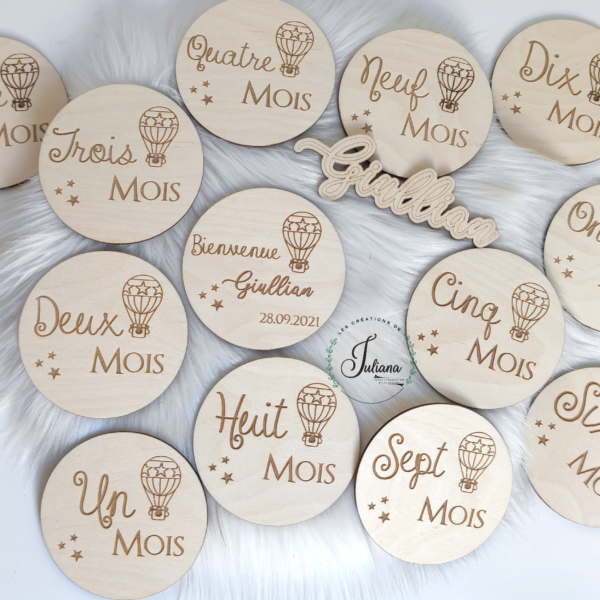 Cartes étapes "Montgolfière"