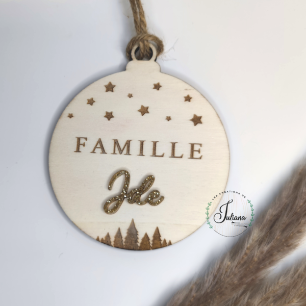 Boule de Noël "Family"