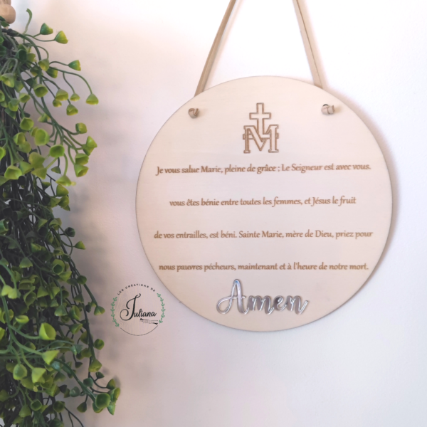 Médaillon prière "Ave Maria" – Image 3