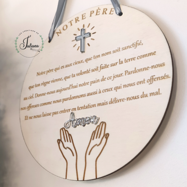 Médaillon prière "Notre Père" – Image 3