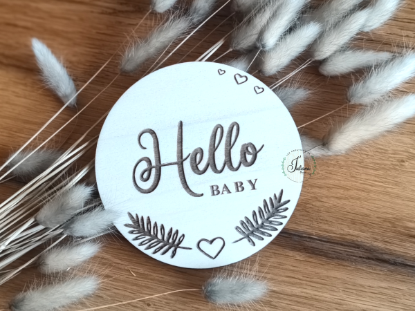 Carte étape "Hello Baby"