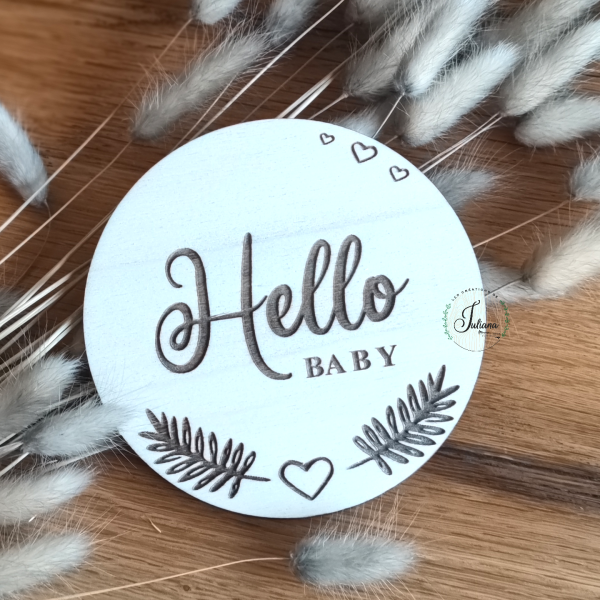Carte étape "Hello Baby"