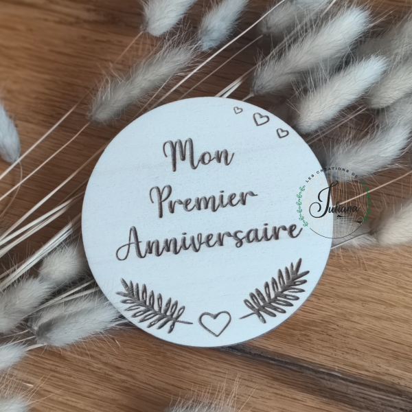 Carte étape "Mon 1er anniversaire"