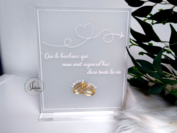 Cadeau de Mariage "Alliances"