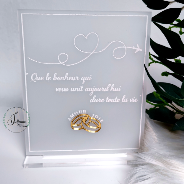 Cadeau de Mariage "Alliances"