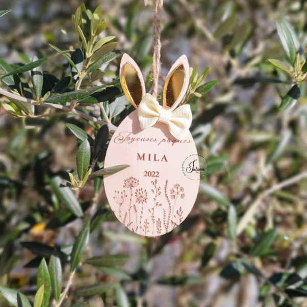 Œuf "Lapin" de Pâques