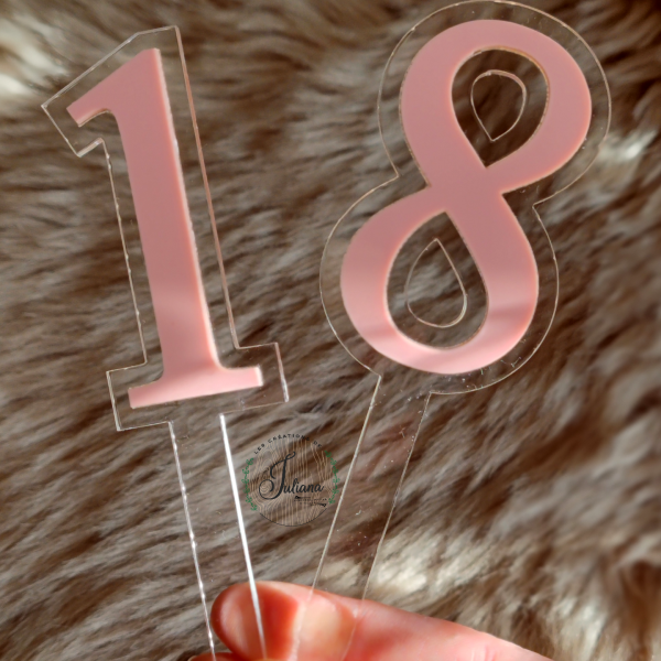 Topper Cake "Chiffre"