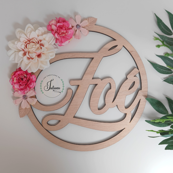 Petite Couronne Florale modèle "Zoé"