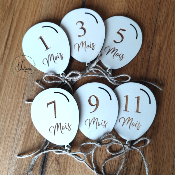 Cartes étapes "Ballon"
