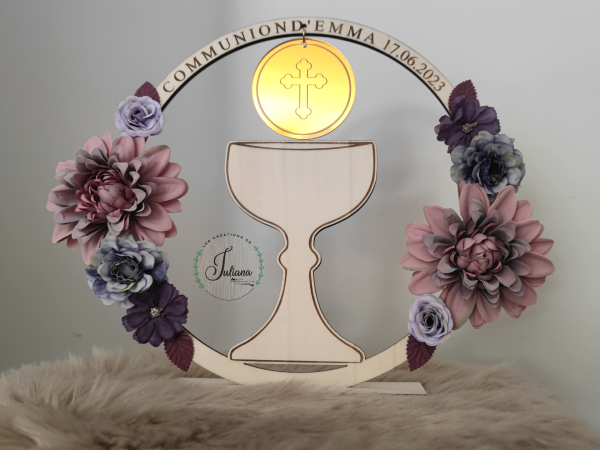 Communion Florale Violette "Calice"