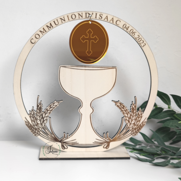 Décoration "Communion Calice/blé"