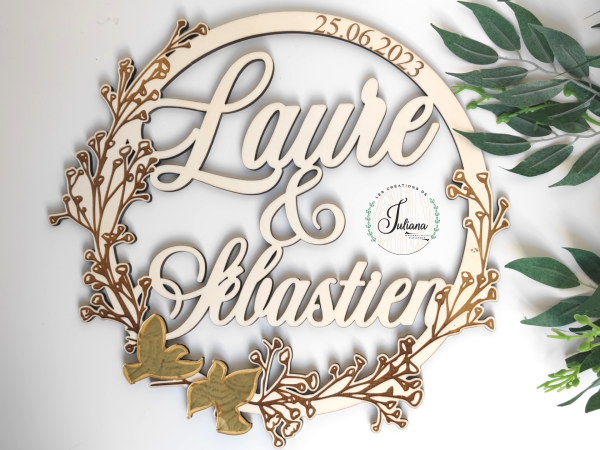 Couronne Gypso "Mariage"