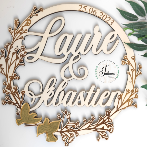Couronne Gypso "Mariage"
