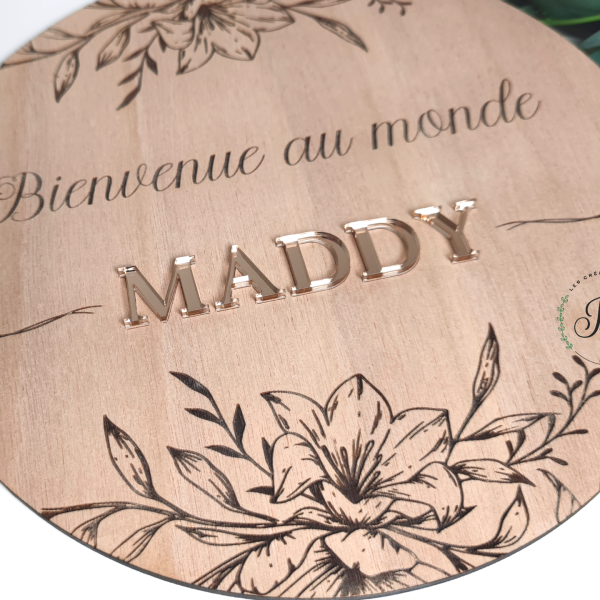 Plaque de chambre "Maddy"