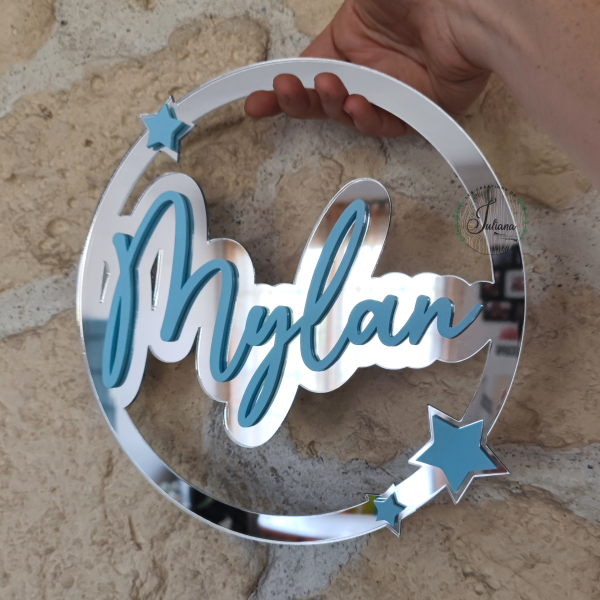 Cercle miroir modèle "Etoilé" – Image 5