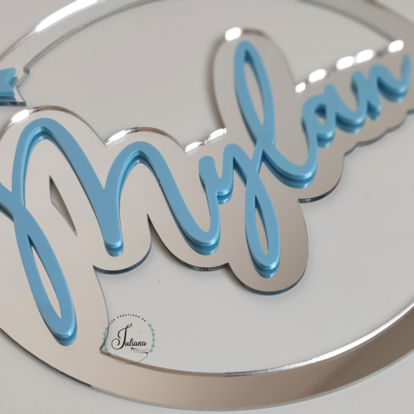 Cercle miroir modèle "Etoilé" – Image 2
