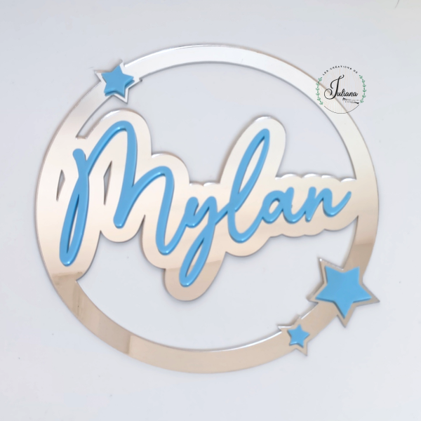 Cercle miroir modèle "Etoilé"