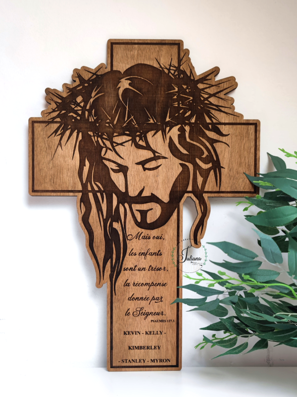 Croix "Visage du Christ" – Image 3