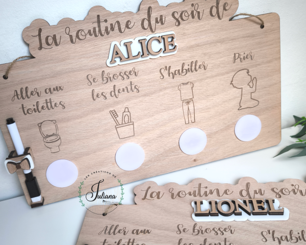 Panneau routine du soir – Image 2