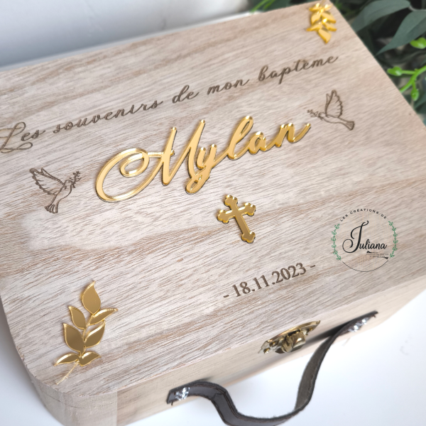 Valisette "Souvenir de mon baptême"