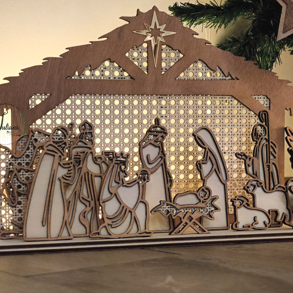 Crèche style rotin 2024