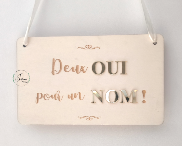 Deux oui pour un Nom