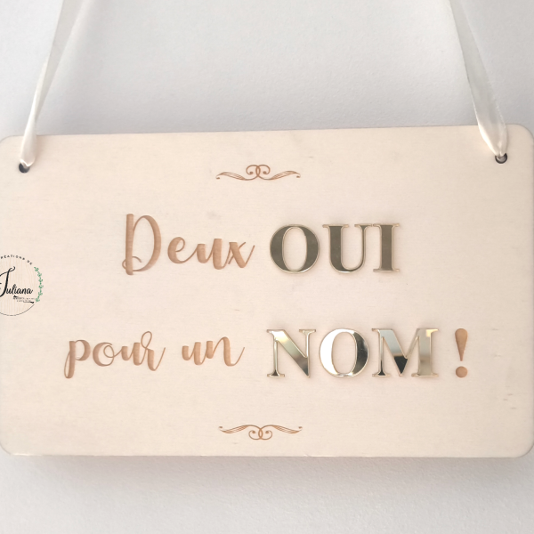 Deux oui pour un Nom