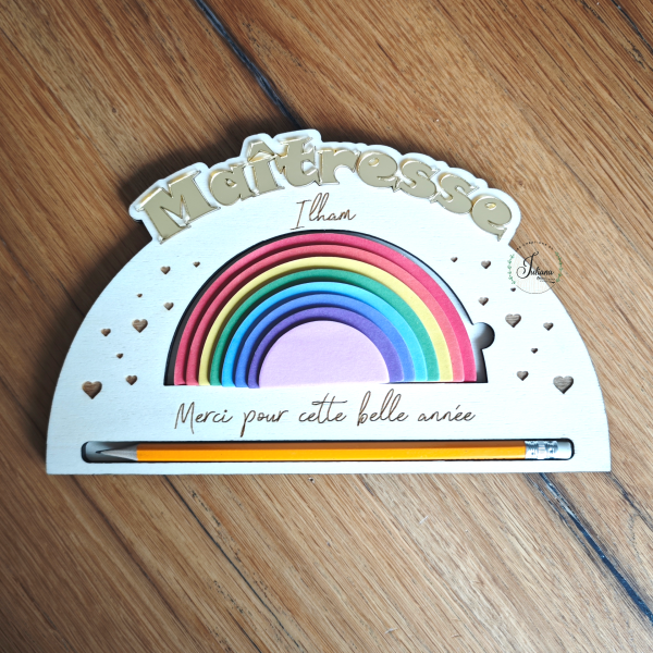 Note board arc-en-ciel