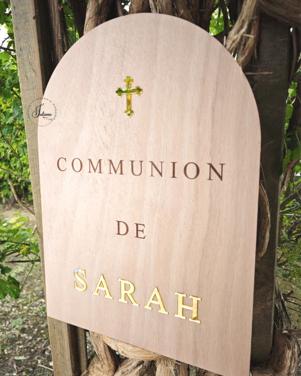 Panneau de bienvenue communion II
