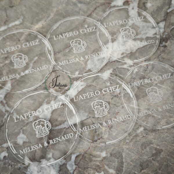 Dessous verres Crystal