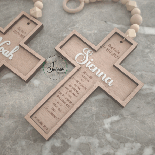 Croix Perlée Sienna