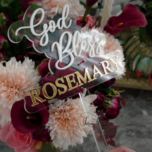 Topper Cake God Bless